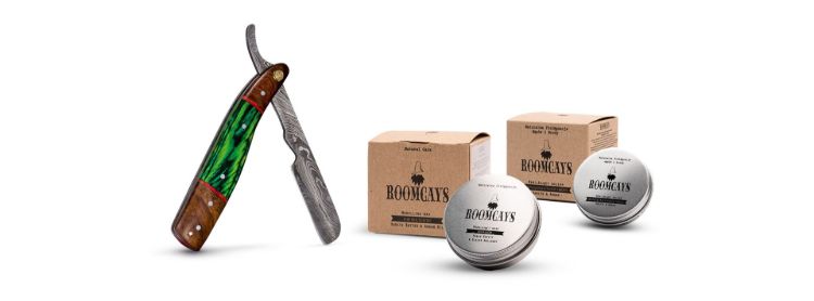 Şam çeliği tıraş bıçağı resmi