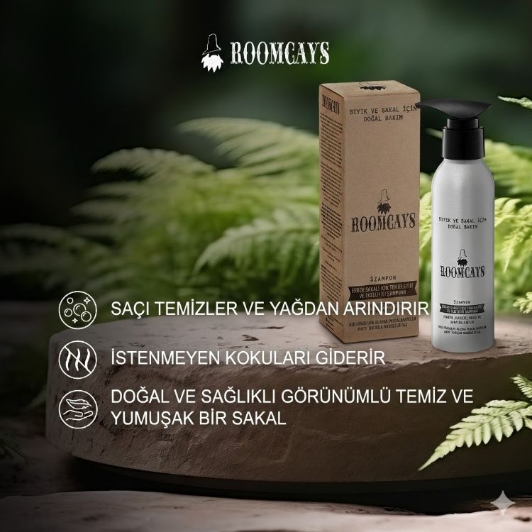 Roomcays Sakal Şampuanı Doğal İçerikler resmi