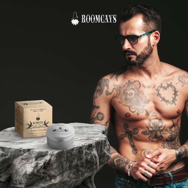 Roomcays Dövme koruyucu balsam SPF50+ 100ml Tattoo protective resmi